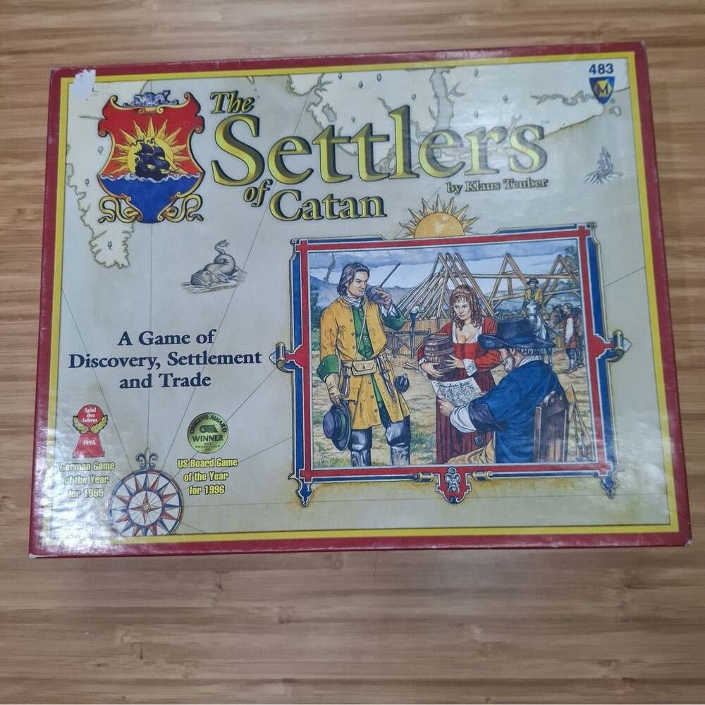 Settlers of Catan 2003 Complete Klaus Teuber Mayfair Games #483 Great Condition